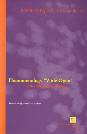 Phenomenology "Wide Open"