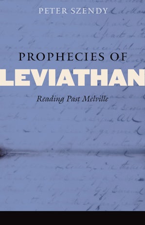 Prophecies of Leviathan Paperback  by Peter Szendy