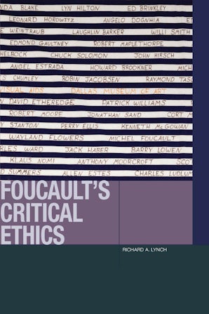 Foucault's Critical Ethics Hardcover  by Richard A. Lynch