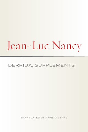 Derrida, Supplements Paperback  by Jean-Luc Nancy